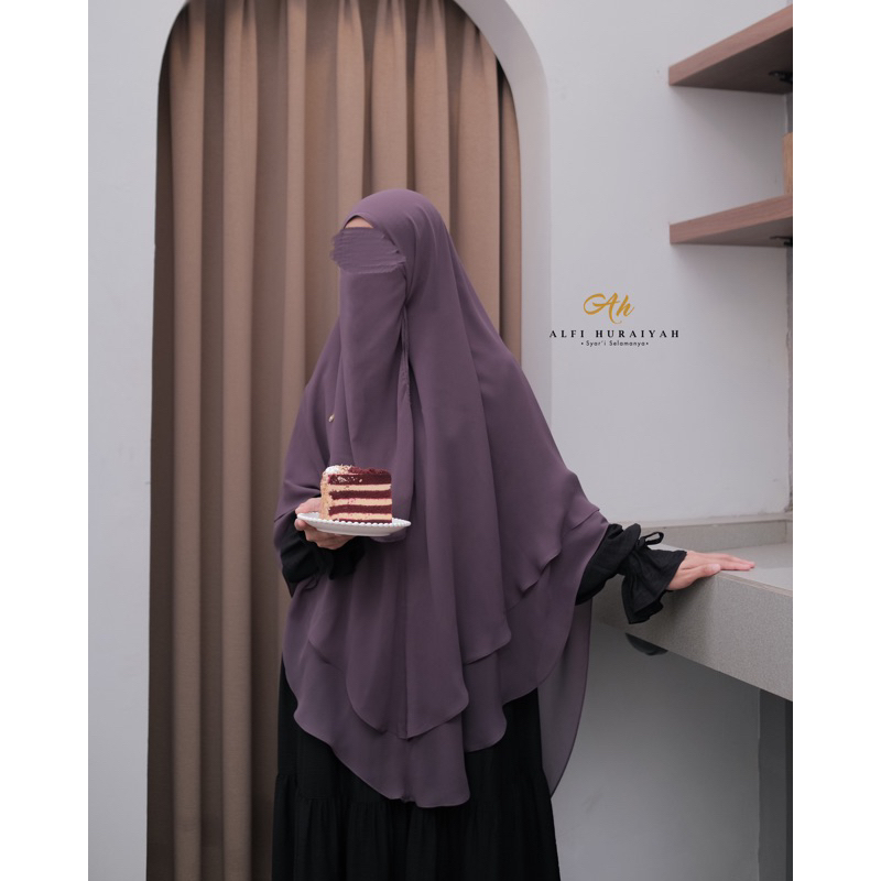 Alfi huraiyah khimar tulip