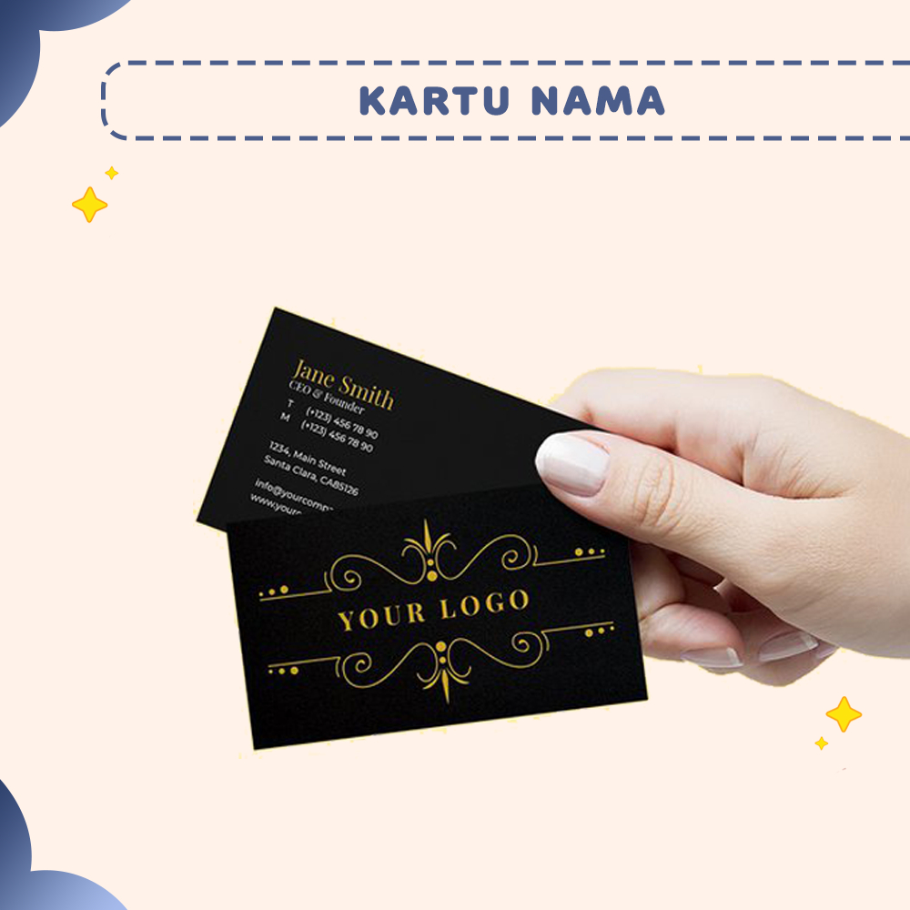 

KARTU NAMA / BUSINESS CARD ISI 100 PCS FREE DESAIN UNTUK PRIBADI ATAU PERUSAHAAN