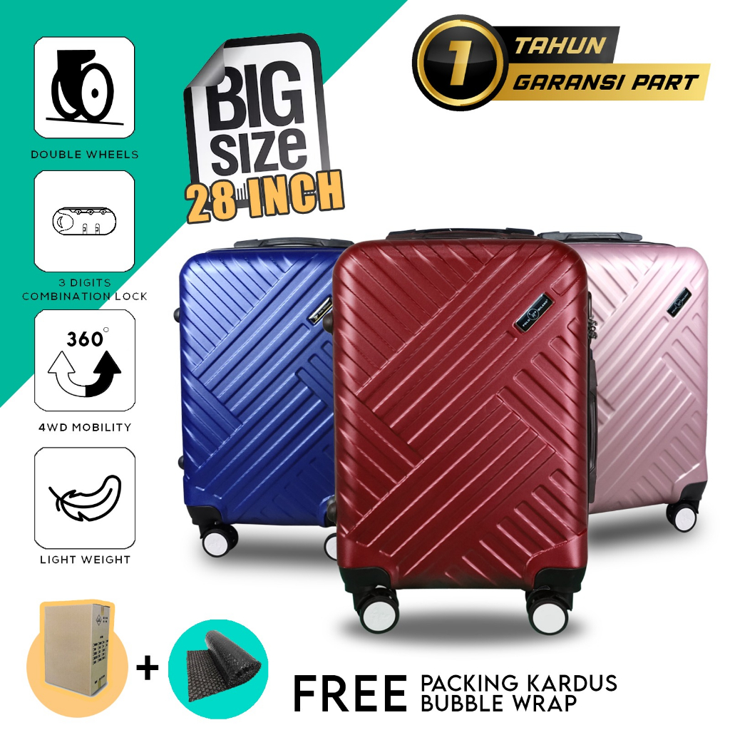 Koper Hardcase Polo Milano 28 Inch 728171 GARANSI PART
