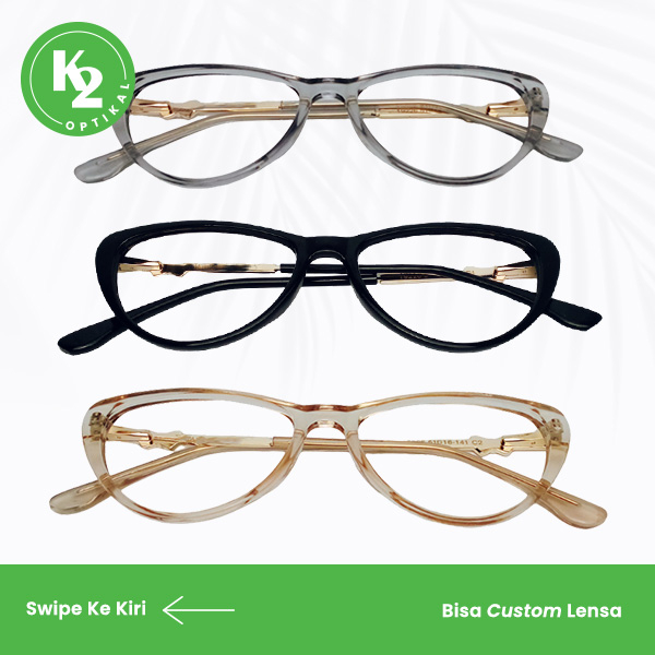 Kacamata Frame 19226 lensa photocromic photobrown blueray antiradiasi bluecromic normal minus plus c