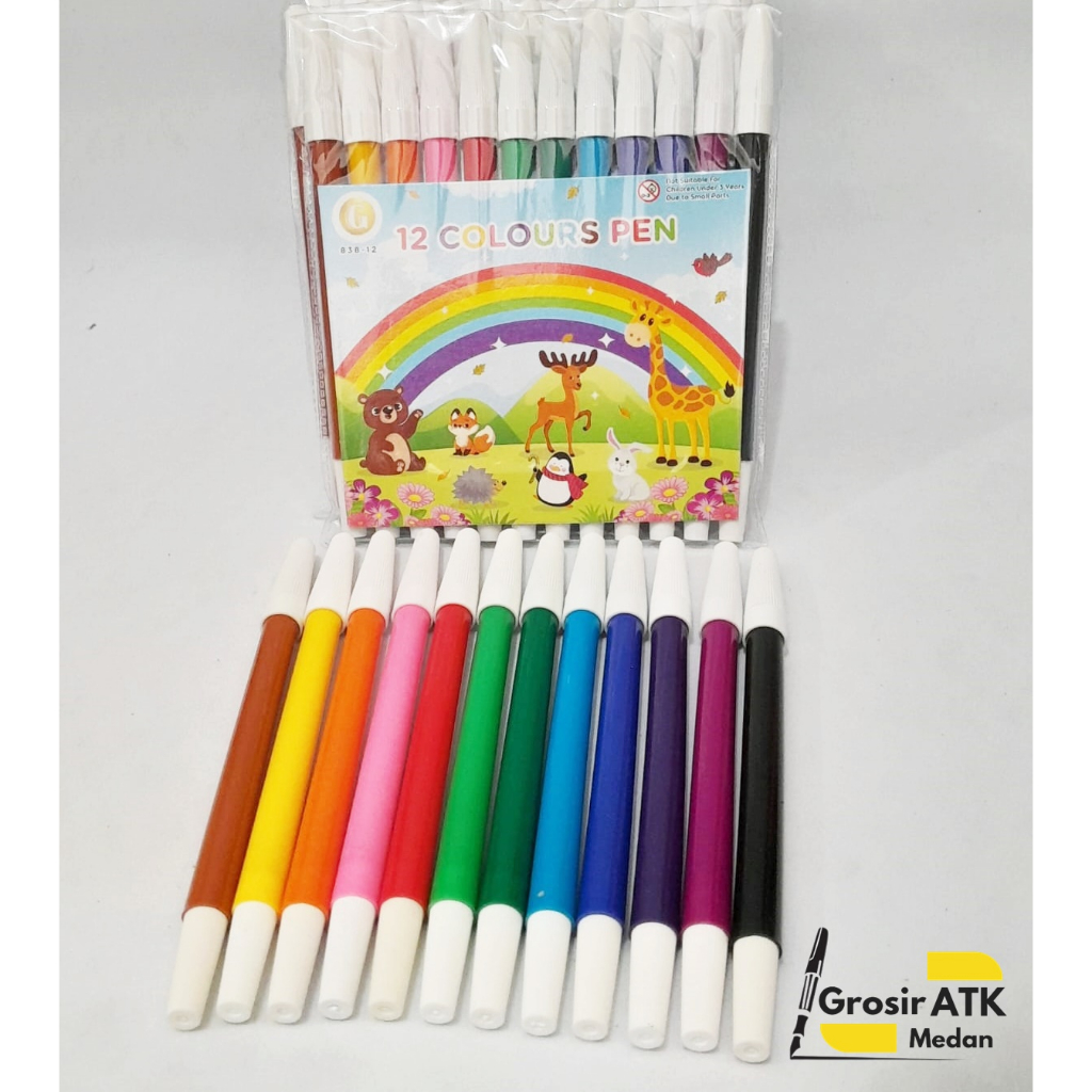 

Kelir Air 12 Warna Besar Per Gross/12 Colours pen/mewarnai/cat air