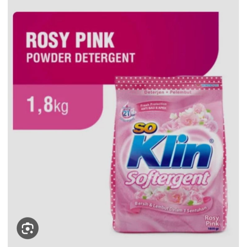 Soklin Softergent 1800gr PINK