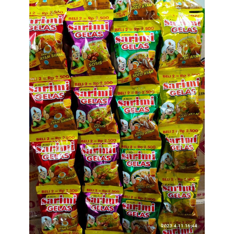 

INDOMIE / SARIMI / SARIMI MIE GELAS / SAKURA/ MIGELAS