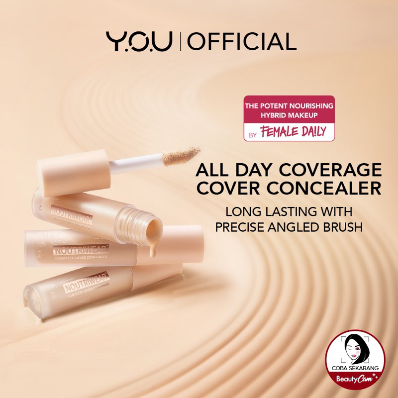 YOU NoutriWear+ Complete Cover Concealer / YOU NOUTRIWEAR CONCEALER / Y.O.U CONCEALER