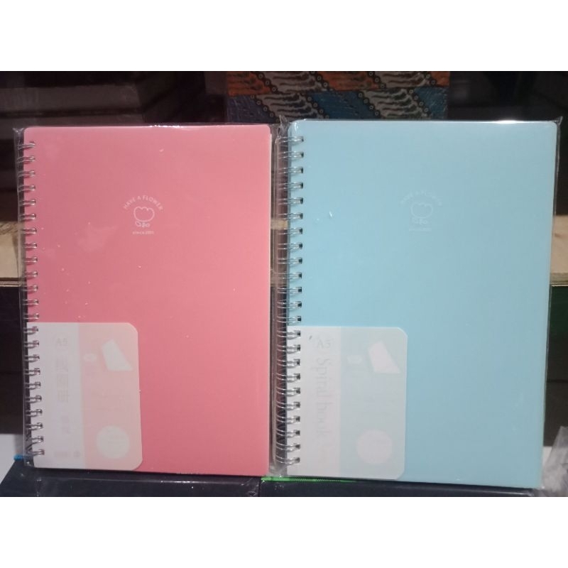 

buku diary spiral warna pastel/note book spiral