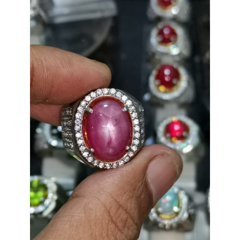 natural cincin Ruby star mozambique hq