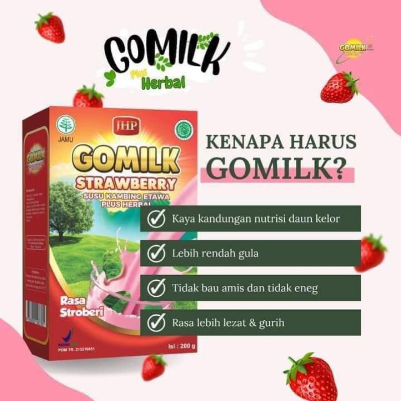 

GOMILK 200G SUSU ETAWA PLUS HERBAL DAUN KELOR GURIH TIDAK BAU PRENGUS
