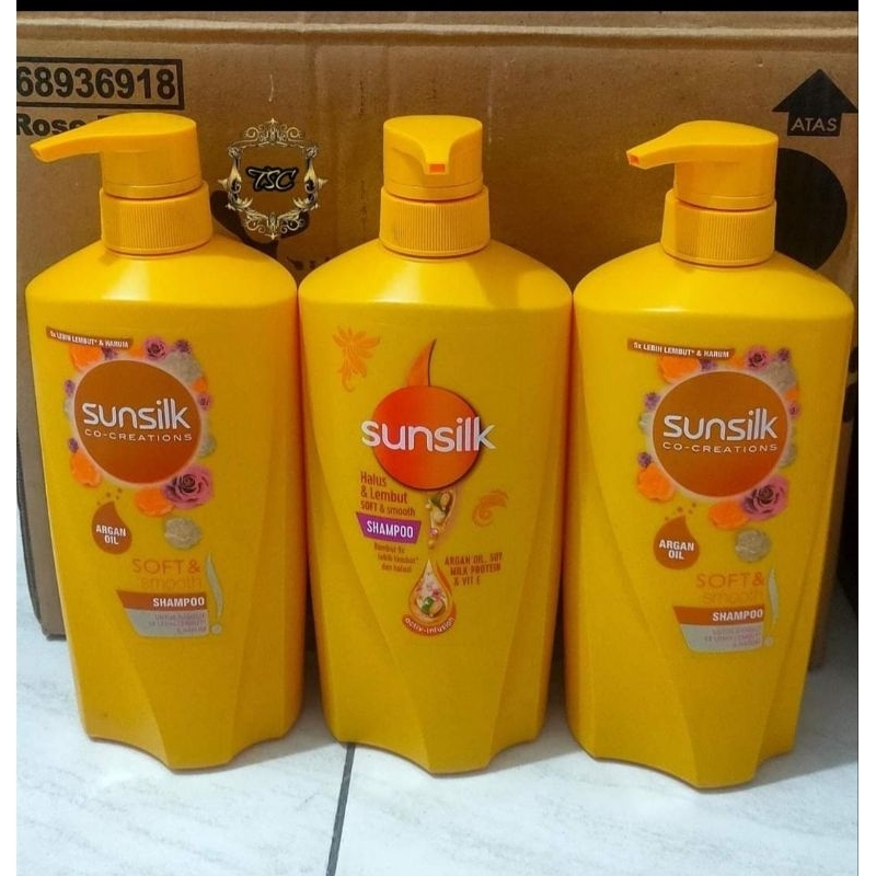 Sunsilk Sampo Shampoo Sunsilk Soft And Smooth Jumbo Kuning 680ml