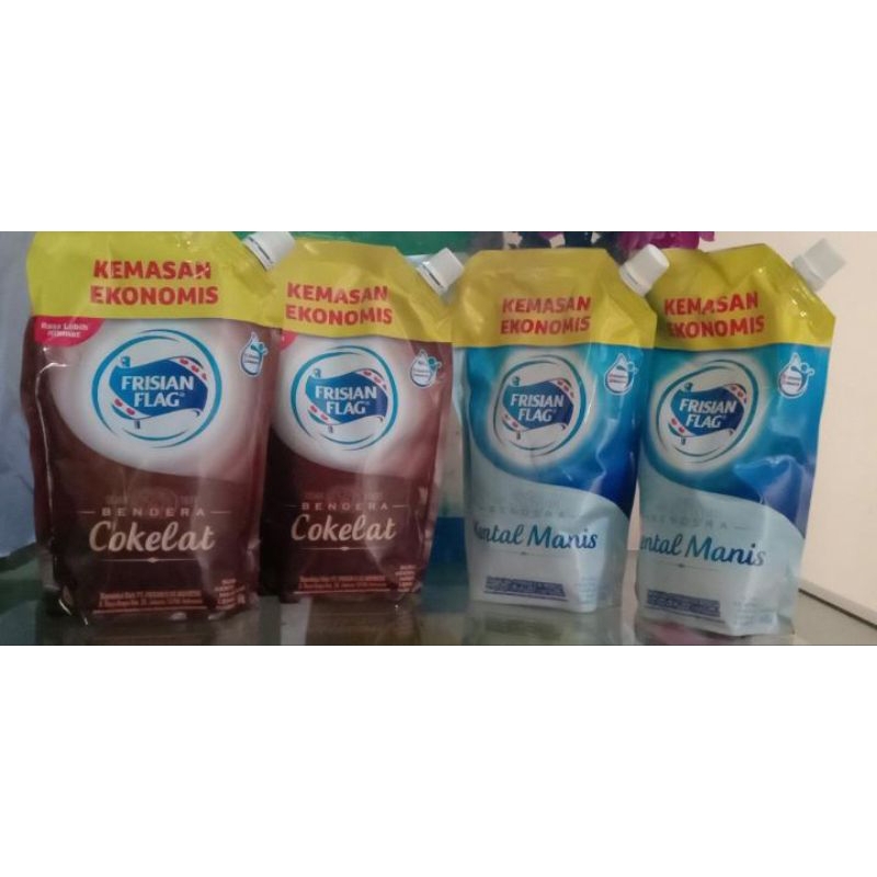 

SKM - Susu Kental Manis Frisian Flag coklat putih - 545ml