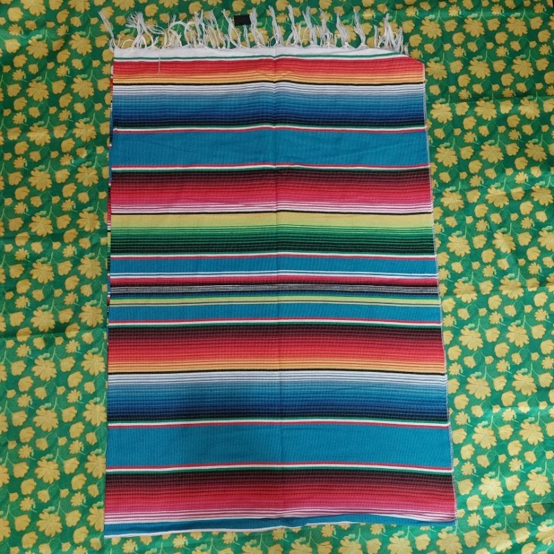 SELIMUT - MEXICANA BLANKET - BIRU