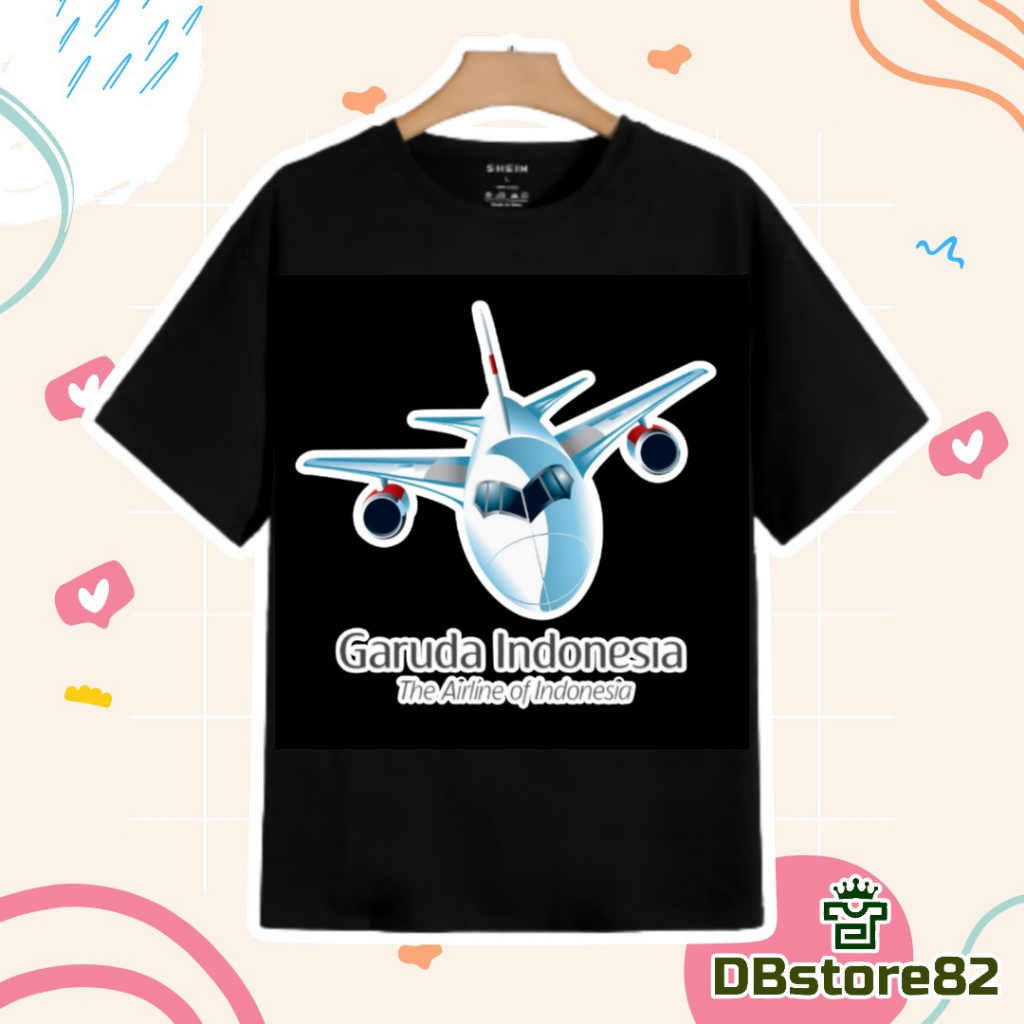 kaos anak pesawat garuda indonesia