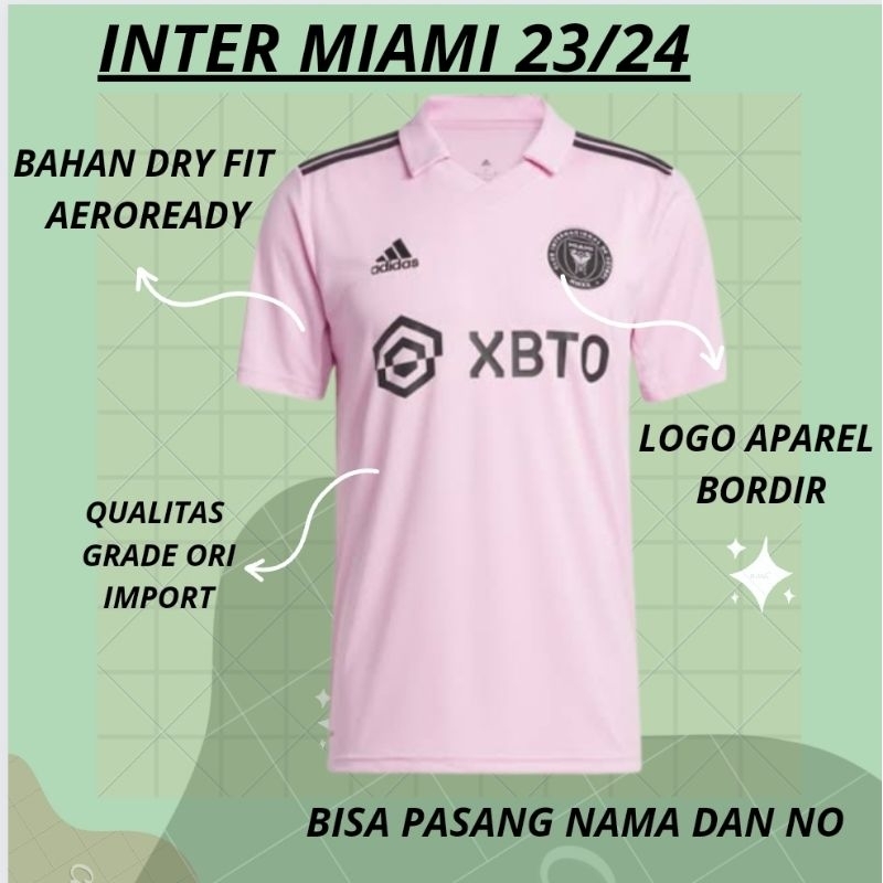 JERSEY INTERR MIAMII 2023 2024 BAJU BOLA MESSI TERBARU