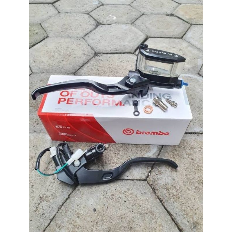 master rem Brembo set handel kopling tabung oval import kanan kiri pnp cb gl mp tigeri