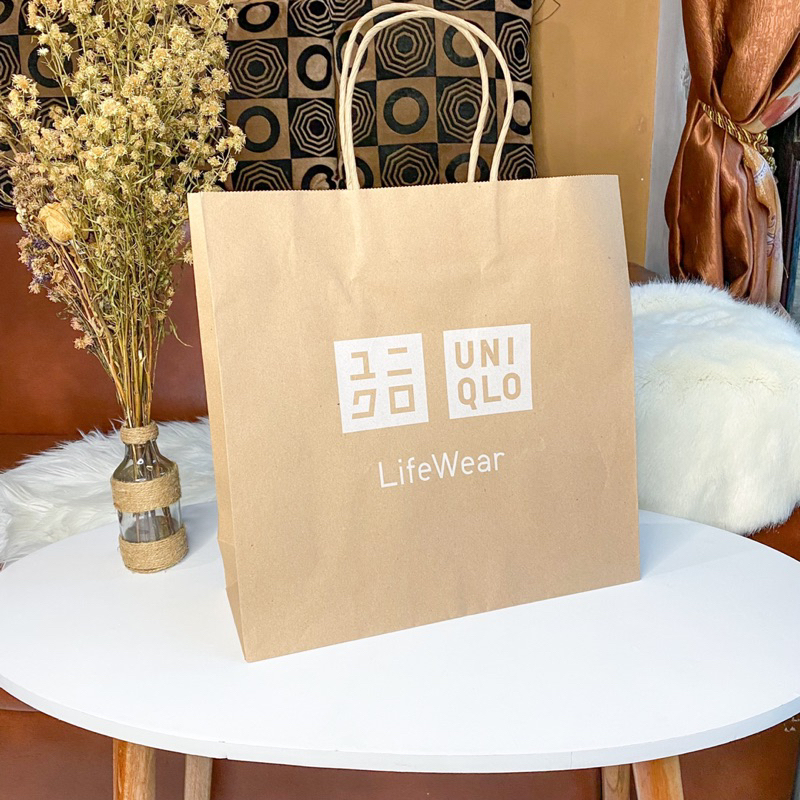 

Paper Bag Uniqlo Terbaru Shopping Bag Mall Baju Life Wear New