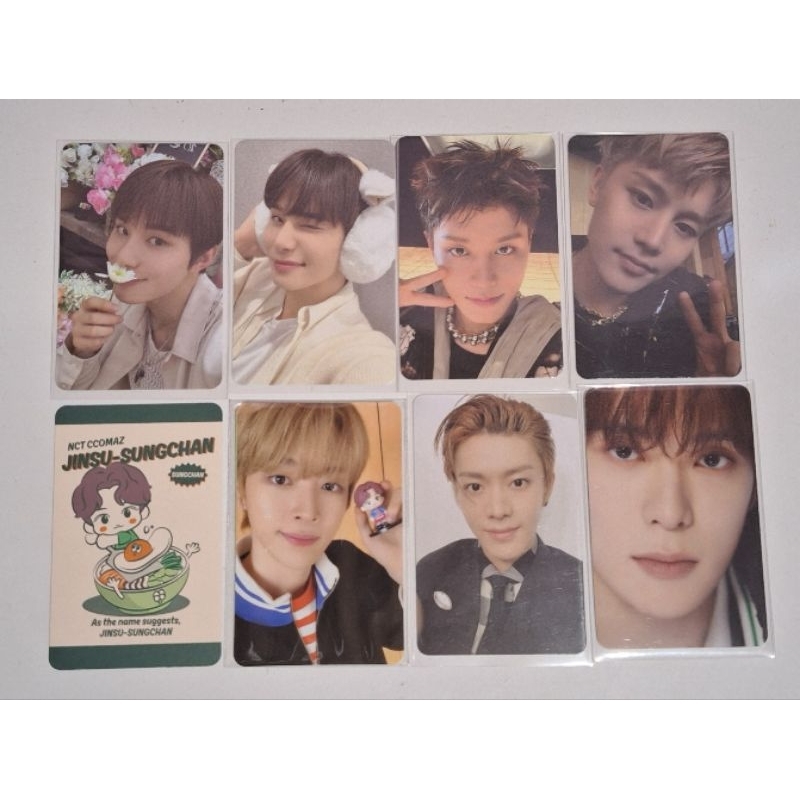 photocard nct 127 jungwoo smini dojaejung djj pink christmas haechan taeil random trading card tc A 