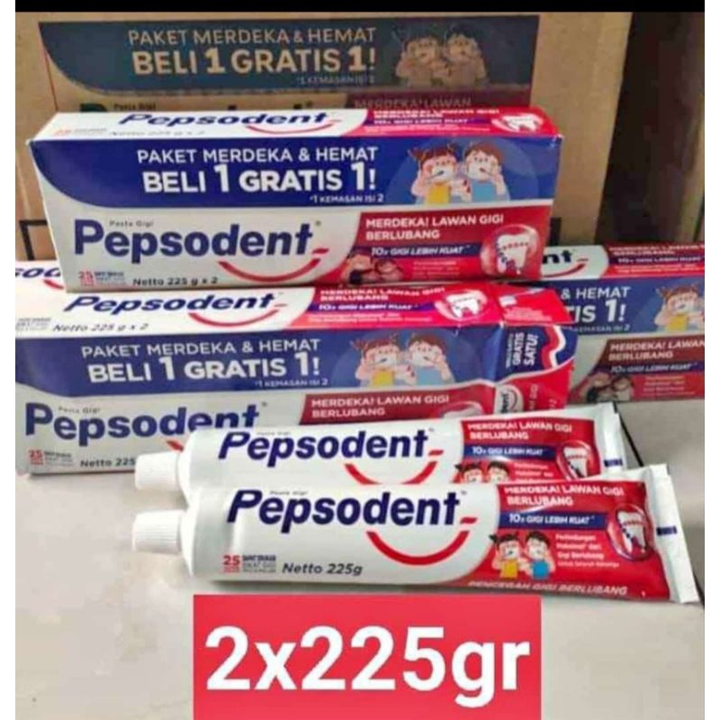 pepsodent 225+225gr