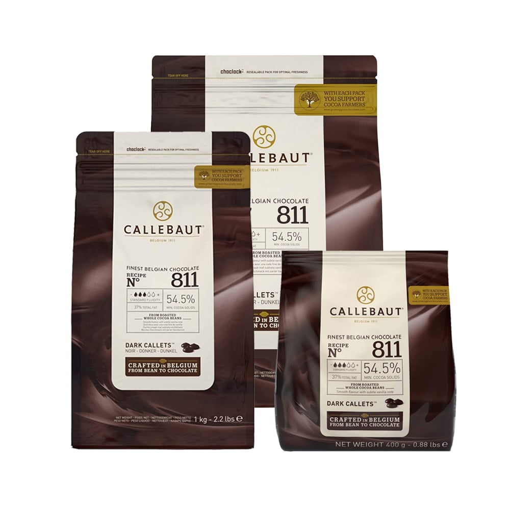 

Callebaut cokelat koin kancing coverture button Well Balanced bitter 811 inv - 553 repack