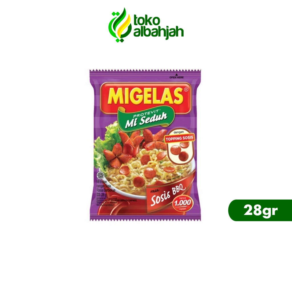 

MIGELAS MIE RASA SOSIS BBQ /MIE/ 28 GR