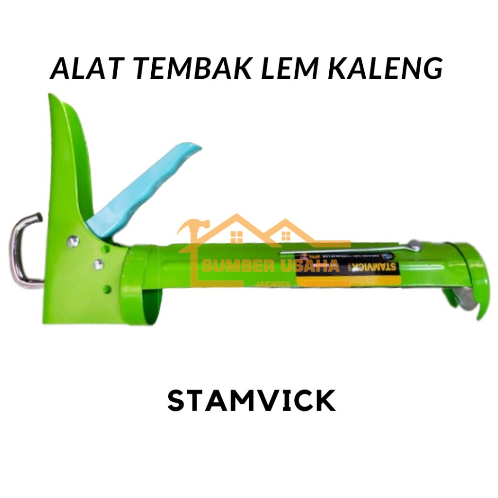 STAMVICK TEMBAKAN LEM KACA / LEM SEALANT / LEM SILICONE GUN ALAT SUJ