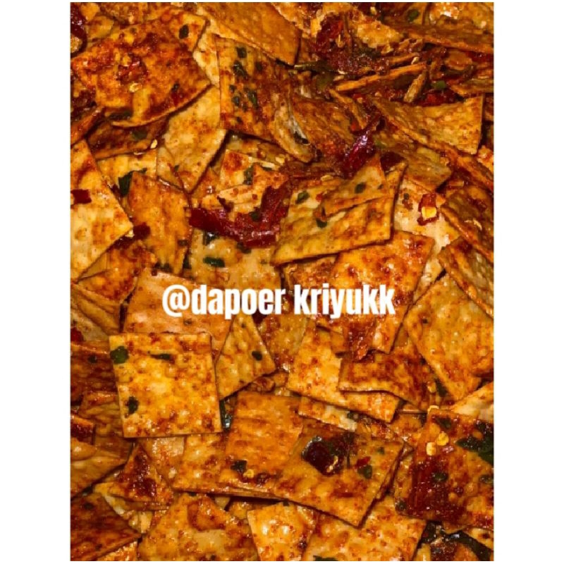 

Pangsit goreng pedas asin 500gr