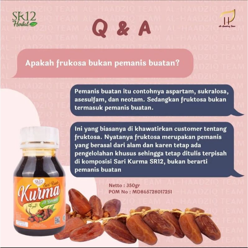 

madu sehat madu sarikurma vitamin suplemen kesehatan obat gula pengganti gula madu asli murni SR12 Halal obat herbal madu herbal kurma