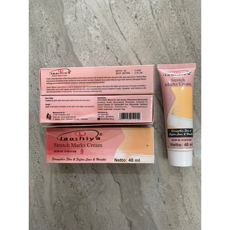 Laoshiya Stretch Marks cream bpom laoshiya bpom