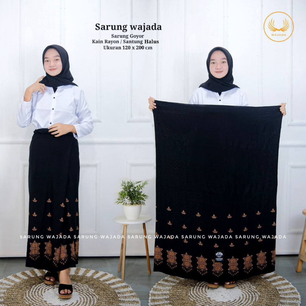 SARUNG GOYOR SANTRIWATI / SARUNG AQIL / SARUNG WANITA / SARUNG SANTRIWATI / SARUNG BATIK