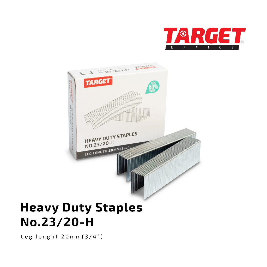 

Target - Staples NO 23/20 ( heavy duty staples )
