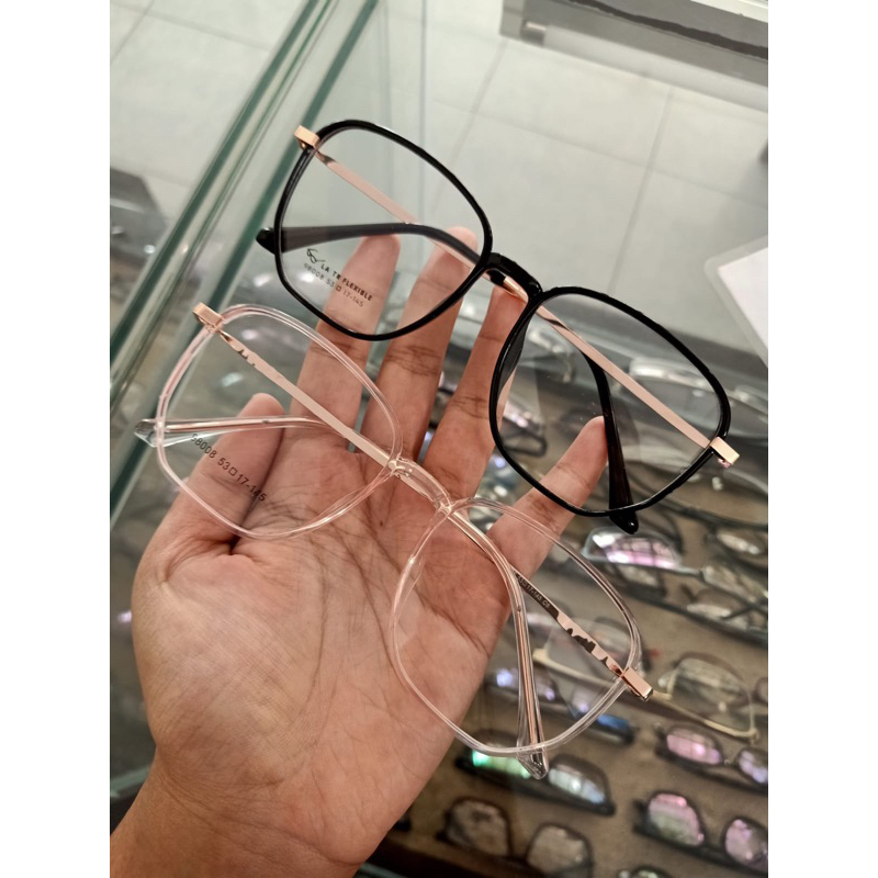 Frame kacamata minus jee98008 (frame+lensa)