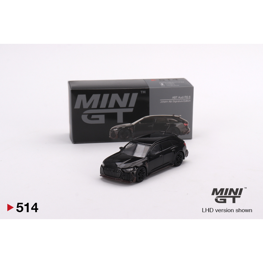 MINI GT 514 / MINIGT Audi RS6 Johann Abt Signature Edition Black