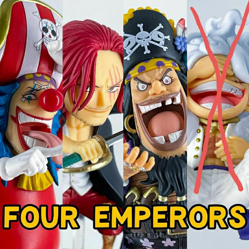 Mini Figure 3 Yonko Shanks Kurohige Buggy One Piece Wcf Weekly Shonen