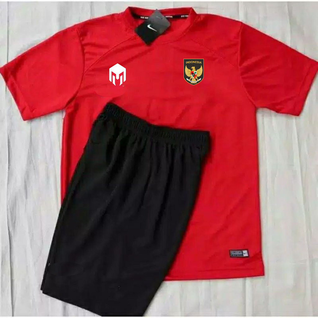 jersey setelan dan atasan timnas mils futsal jersey bola jersey volly hitam putih dry fit
