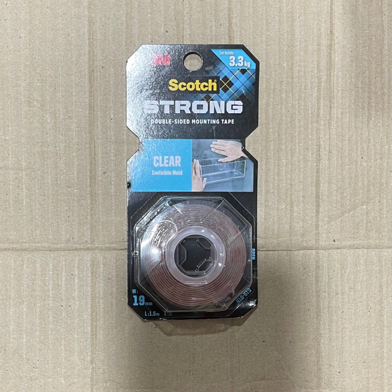 

Double Tape 3M Scotch 100% Original USA Clear Mounting Tape