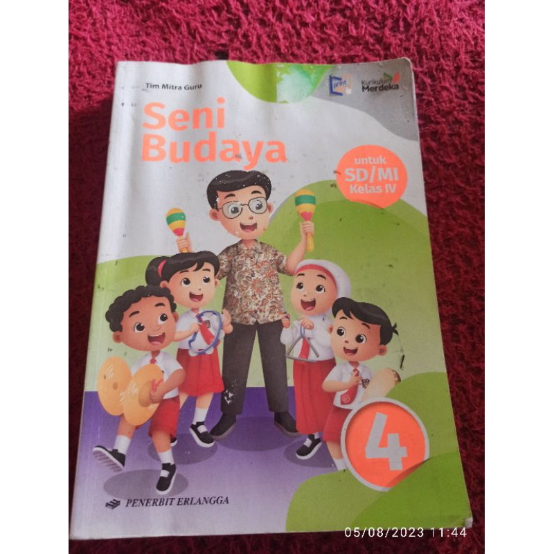 buku seni budaya kelas 4 SD Erlangga