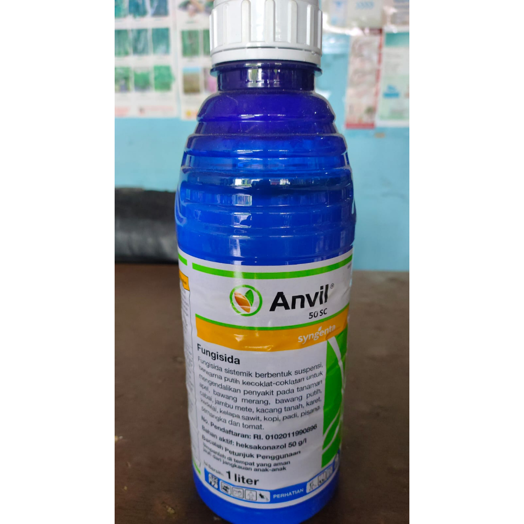 FUNGISIDA ANVIL 50 SC BAHAN AKTIF HEKSAKONAZOL 50 G/L 1 LITER