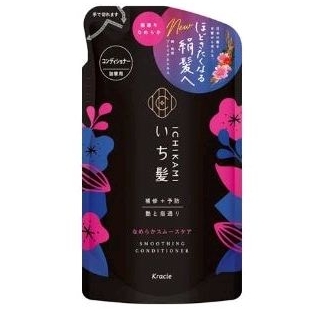 NEW kemasan baru Ichikami Kracie Smoothing Conditioner Refill 340 ml