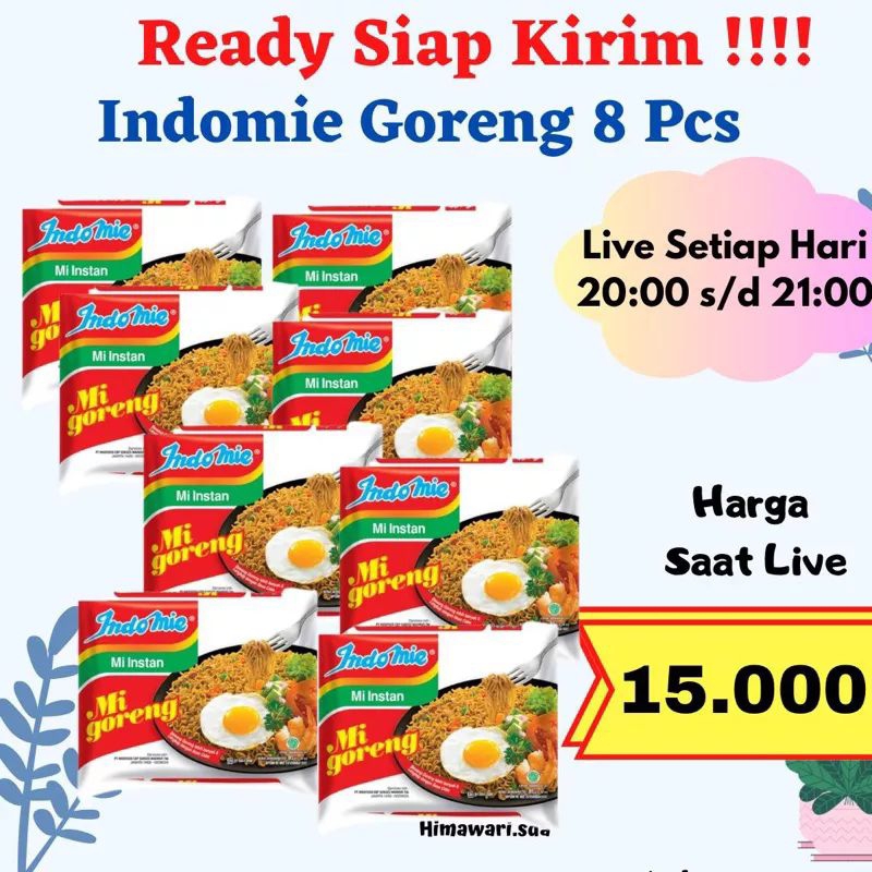 

Paket Mie Instan 8 pcs