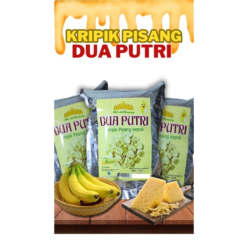 

Kripik Pisang Dua Putri 200gr | Rasa Keju | Makanan Khas Lampung