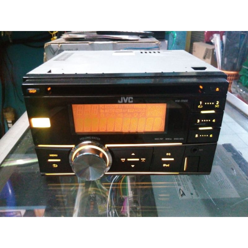 JVC original Honda Brio CD MP3 USB Aux radio am FM headunit audio mobil