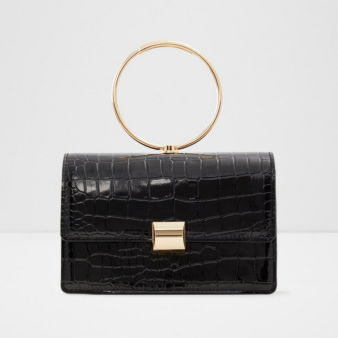 Original ALDO Women's Gold Top Handle Hand Sling Bag Tas Jinjing