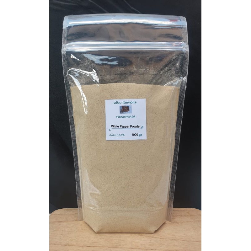 

1kg Merica Putih Bubuk / Lada Putih Bubuk / White Pepper Powder Asli 100%