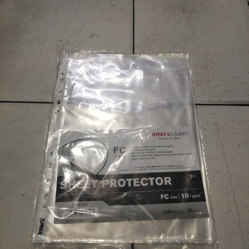

sheet protector SPX 100F / pack