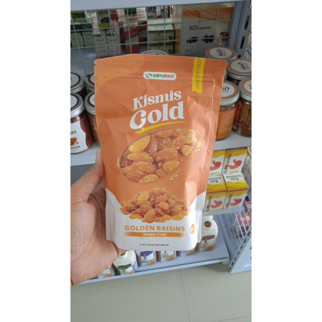 

Kismis Gold Original Pouch Oleh Oleh Haji Umroh Golden Raisins 200gram