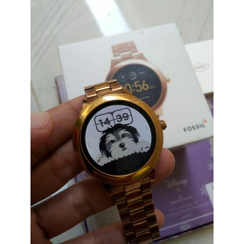 Original Fossil Smartwatch Q Venture Gen 3 warna Rose Gold