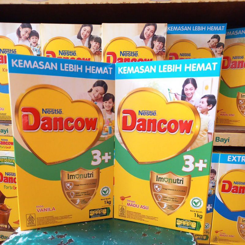 SUSU DANCOW 3+ MADU/VANILA 1KG