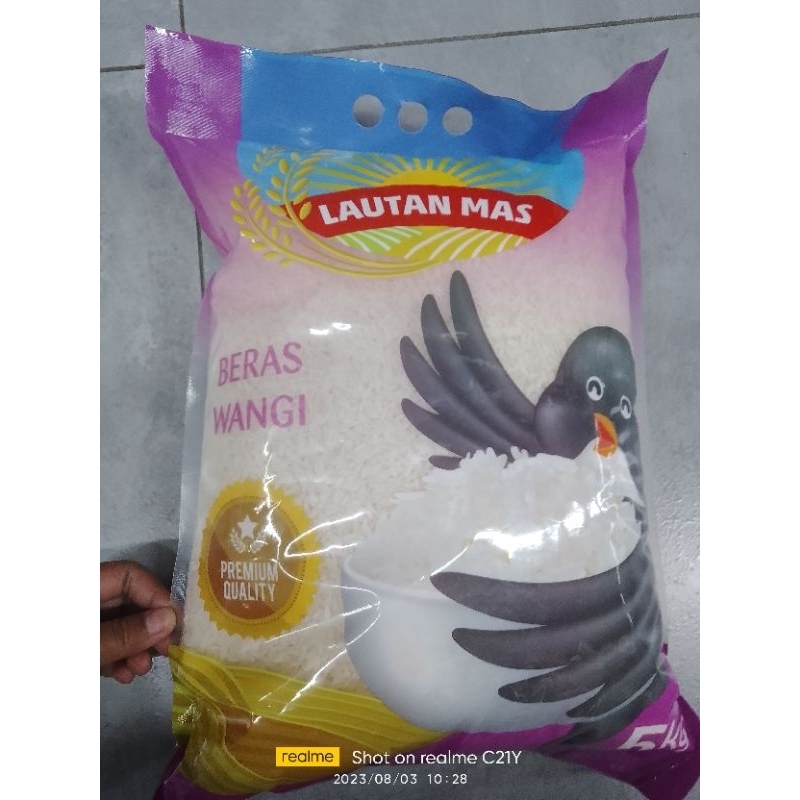 

Beras Lautan mas Beras wangi 5kg