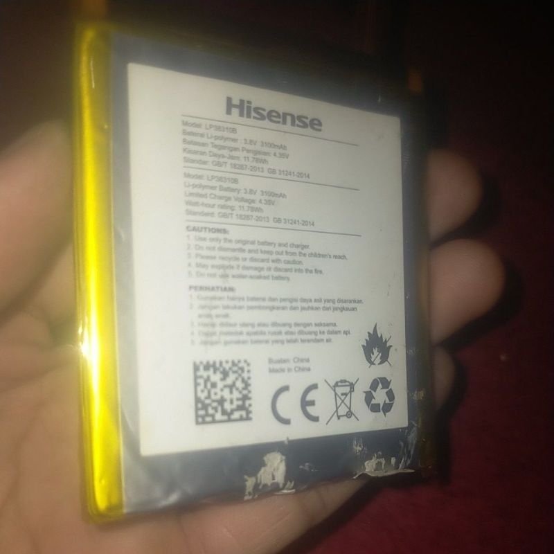 baterai hisense kingkong