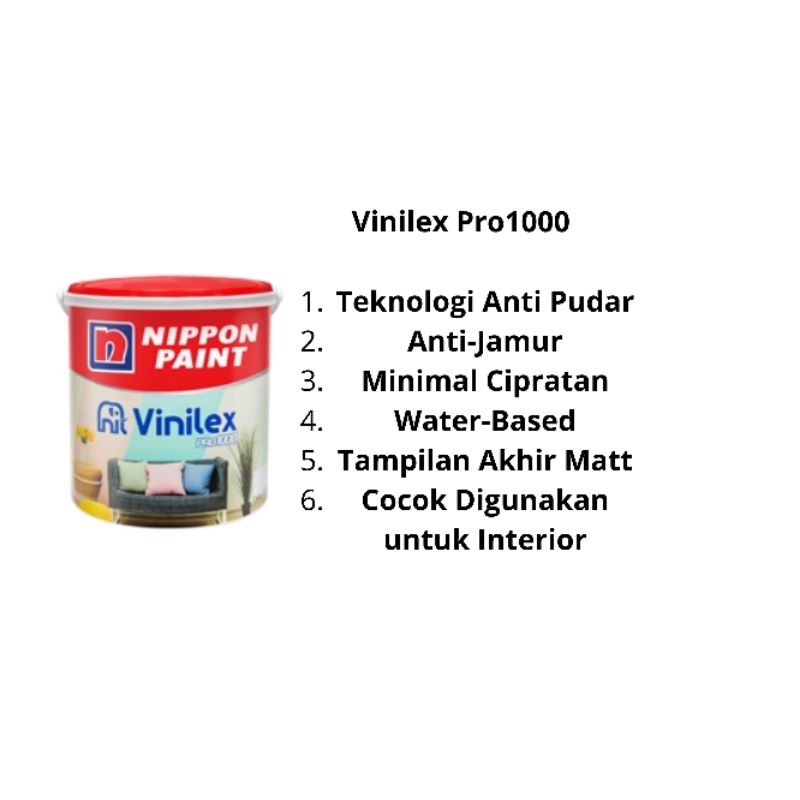CAT TEMBOK vinilex pro 1000 white pail