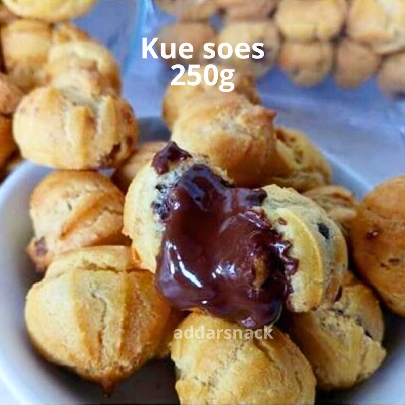 

kue soes mini cokelat lumer 250grm