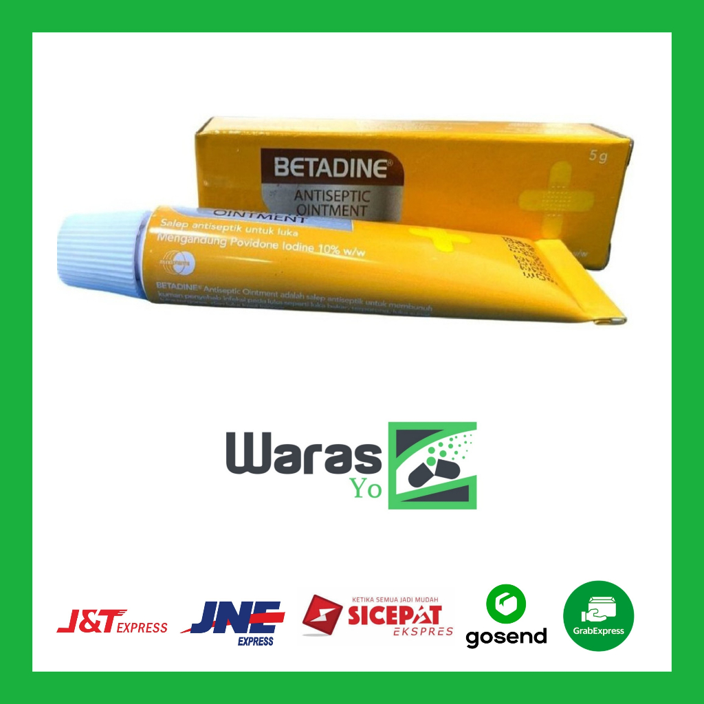 [SW] Betadine 10% Salep 5 gr / Betadine Salep 5 Gr - Salep Luka Antiseptik / betadine ointment